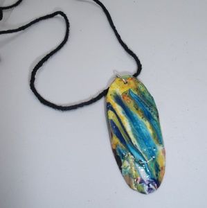 Blue Crush Surfer Style Driftwood Necklace